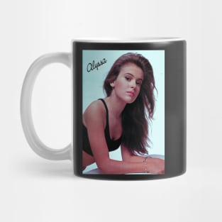 alyssa milano stickers Mug